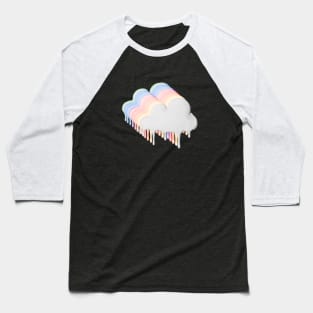 Dixie Damelio - be happy Cloud pop rainbow (with shadows)| Charli Damelio Hype House Tiktok Baseball T-Shirt